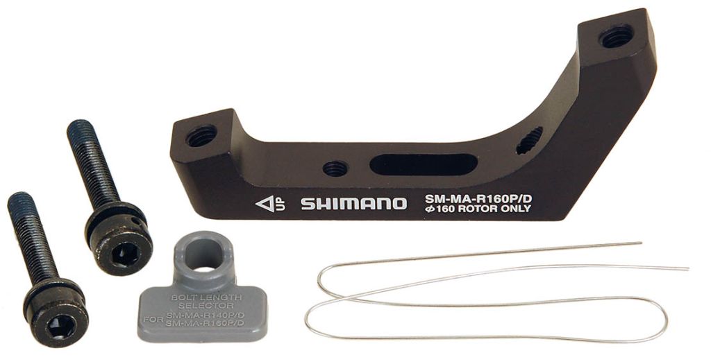 SHIMANO Disc Brake Adapter SM-MA 160 HR Flat Mount