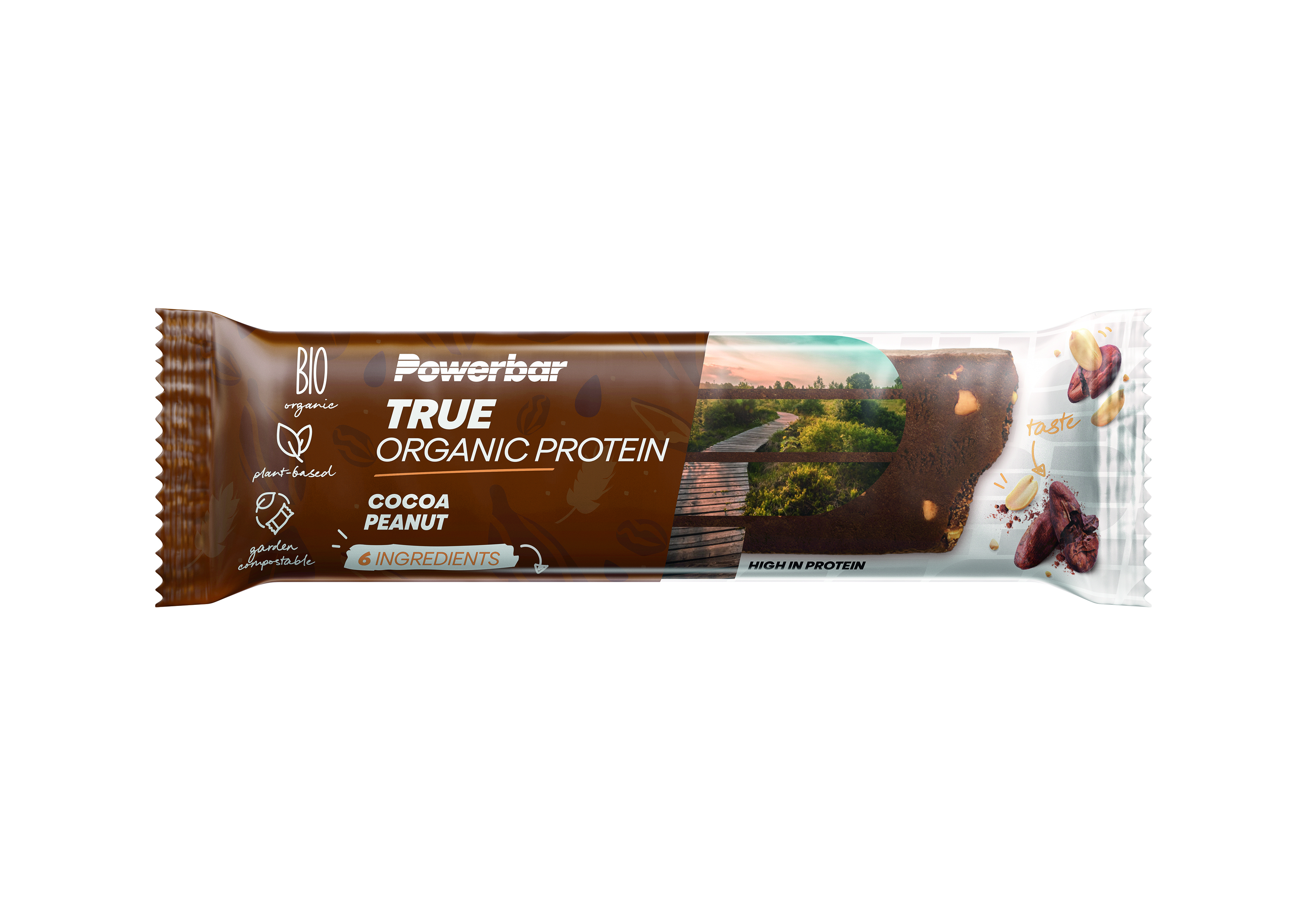 POWERBAR Riegel True Organic Protein Cocoa Peanut