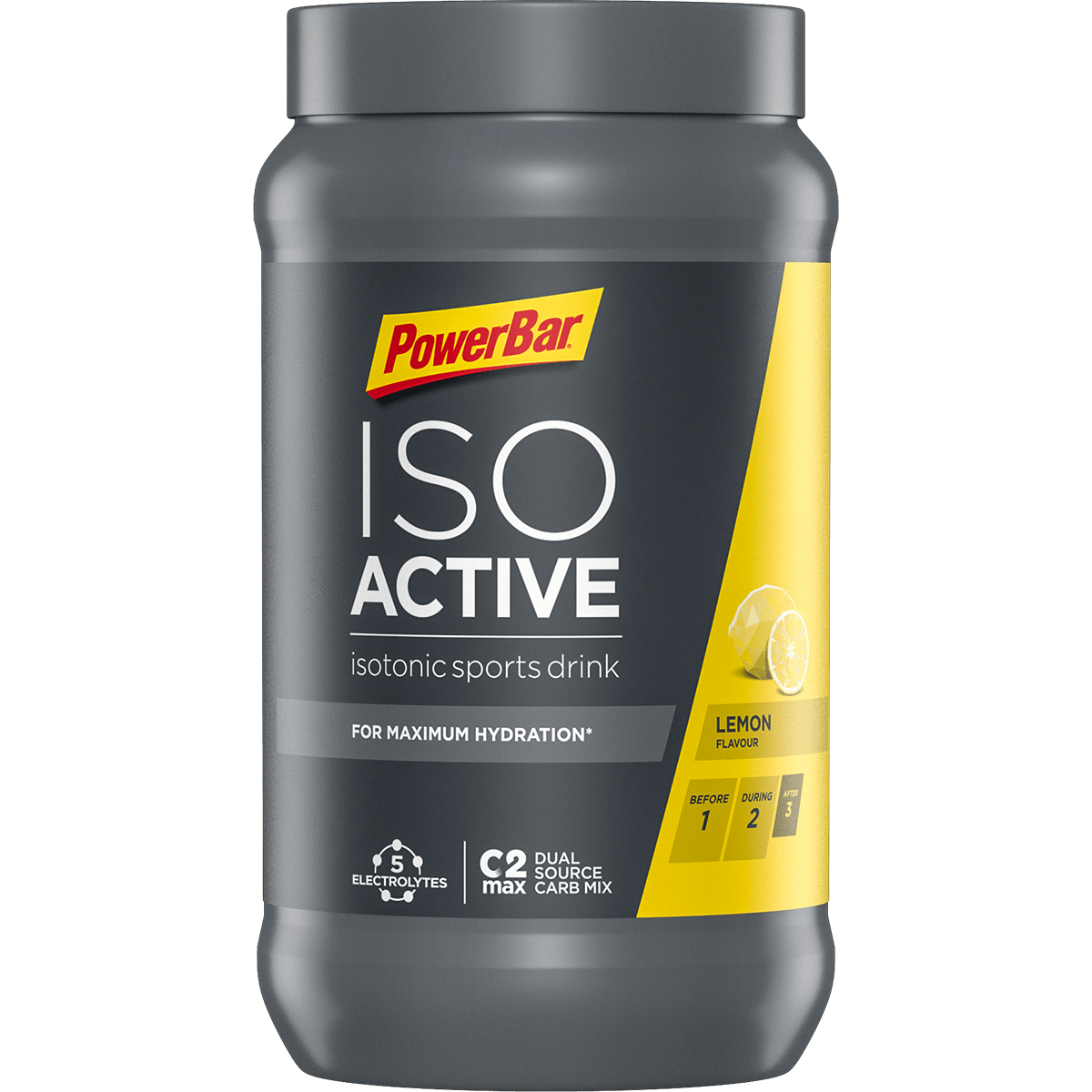 POWERBAR Sportgetränk Isoactive Lemon 600 g